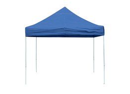 10x10 Straight Leg Pop-up Canopy, American Pride Cover, Black Roller Bag N9