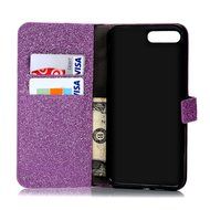 Badalink iPhone 7 Plus Wallet Case (5.5") Stand Flip Case Shiny Glitter PU Leather Case Shockproof Soft TPU Inner... N26