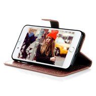 Badalink iPhone 7 Plus Wallet Case (5.5") Stand Flip Case Shiny Glitter PU Leather Case Shockproof Soft TPU Inner... N29