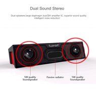 Portable Wireless Bluetooth Stereo Speaker with 2 X 5W Speaker Enhanced Bass Resonator, FM Radio, Built-in Mic... N12