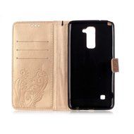 Spritech(TM) Pu Leather Bling Phone Case For LG G Stylo 2 LS775/LG Stylus 2 K520,Handmade Crystal Accessary Flower... N9
