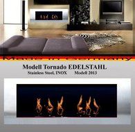 BIO ETHANOL FIRE PLACE MODEL TORNADO (Black) by "Fireplaces Manufacturer Mierzwa (DF-Shopping, Germany)" N2