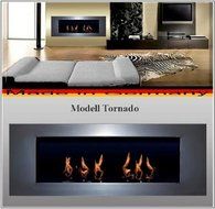 BIO ETHANOL FIRE PLACE MODEL TORNADO (Black) by "Fireplaces Manufacturer Mierzwa (DF-Shopping, Germany)" N3