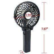 AerWo Portable Mini Fan Battery Operated Rechargeable Foldable USB Cooling Fan Personal Fan Electric Desktop Fan... N9