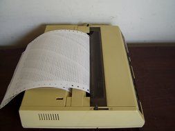 Okidata Microline 184 Turbo 9 Pin Printer With Test Print N7