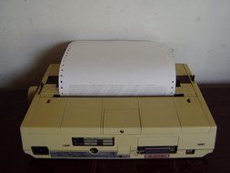 Okidata Microline 184 Turbo 9 Pin Printer With Test Print N8