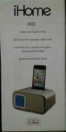 iHome dual alarm clock: wake, sleep and charge your iPod (iH22SX) N3