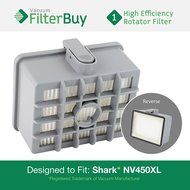 Shark NV450 NV480 XL Rotator HEPA Replacement Filter, Part # XHF450. Designed by FilterBuy to fit Shark NV450...