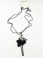 QTMY Cute Tassel Hsequins Long Necklace Jewelry Choker Collar Pendant Charm N4