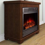 Argo Furniture Alessandra Electric Fireplace, Walnut N9