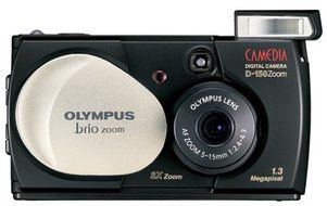 Olympus Camedia Brio D-150 1.3MP Digital Camera w/ 3x Optical Zoom
