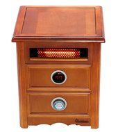 Dr. Infrared 1500W Electric Nightstand Heater with Remote (Pair) N3