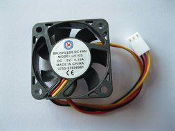 2 pcs Brushless DC Cooling Fan 5V 4010S 7 Blades 3 wire 40x40x10mm Sleeve-bearing Skywalking N2