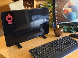 Cozy Products CL-2 Cozy Legs Flat Panel Space Heater Office Desk 200W, Black N5