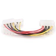 C2G / Cables To Go 03166 One 5.25 Inch to Two 5.25 Inch Internal Power Y-Cable, Multi-Color (6 Inch) N5