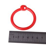 SODIAL(R) 20pcs Diameter Scrapbook Book Ring - Red N4