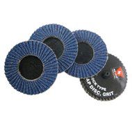 40 2" Zirconia Flap Discs Roll &amp; Lock 80 Grit Sanding Sandpaper Wheels