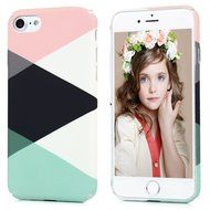 Badalink iPhone 7 Case (4.7 inch) - Cute Digital Colorful Print Hard PC Case with Print Patterns Lightweight Ultra-thin... N30