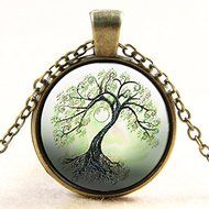 EIGA The tree of life time diamond necklace