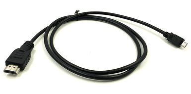 Duttek HDMI to Micro USB Cable, 1M/ 3.3ft HDMI Male to Micro USB Male Converter Connector Cable Cord N5