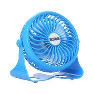 Battery Desk Fan Rechargeable Table Fan, Quietness, Stepless Speed Adjustable 5&quot; (Black) N3