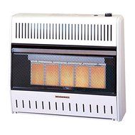 ProCom Vent-Free Dual Fuel Infrared Radiant Wall Heater - 5-Plaque, 28,000 BTU