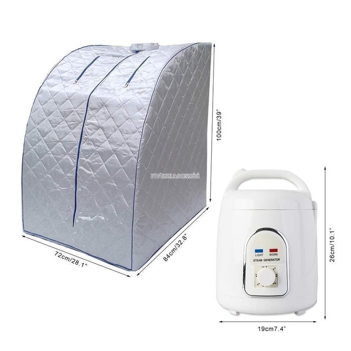 Gizmo Supply Co Portable Therapeutic Steam Sauna Spa N2
