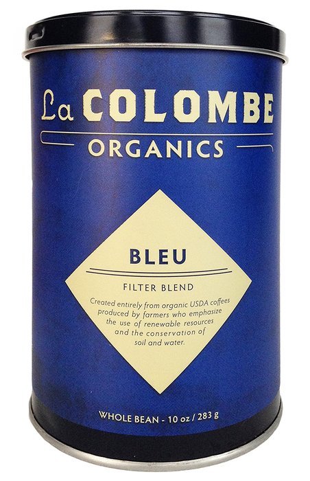 Whole Bean Coffee Organic - La Colombe Bleu Filter Blend, 10oz Can N2