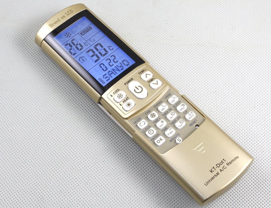 Universal AC Remote Control - LG ac remote and 50+ Brands - Backlight, Brand display - HOBBYMATE N5