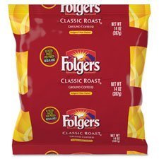 Folgers FOL10117 Classic Roast Ground Coffee Filter Packs, 40 Per Carton