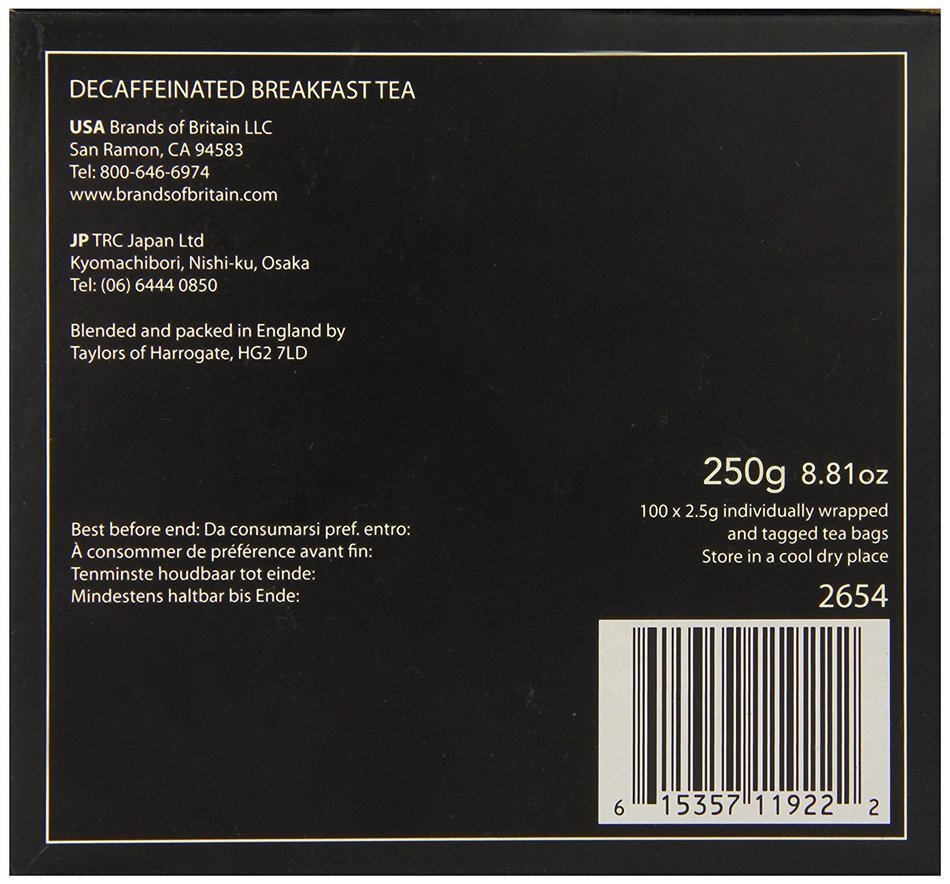 Taylors of Harrogate Classic Tea Variety Box, 48 Count N142