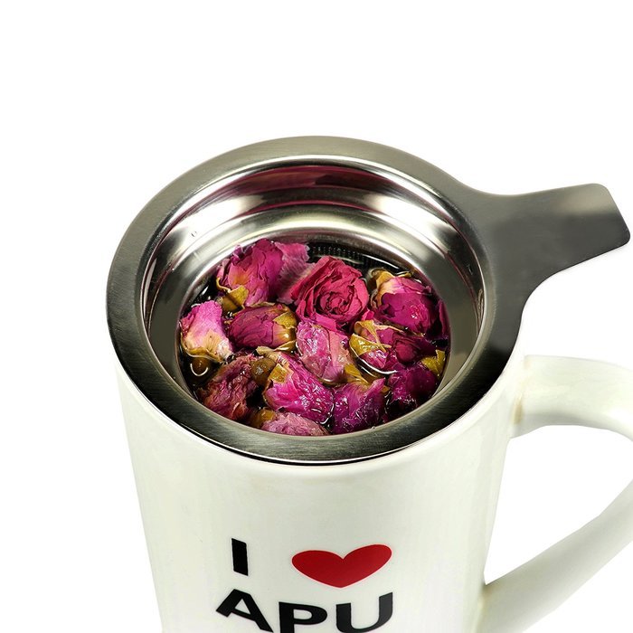 ETvalley Tea Infuser with Strainer, Stainless Steel, for Loose Leaf and Herbal Tea Brew in Mug Strainers, Black... N7