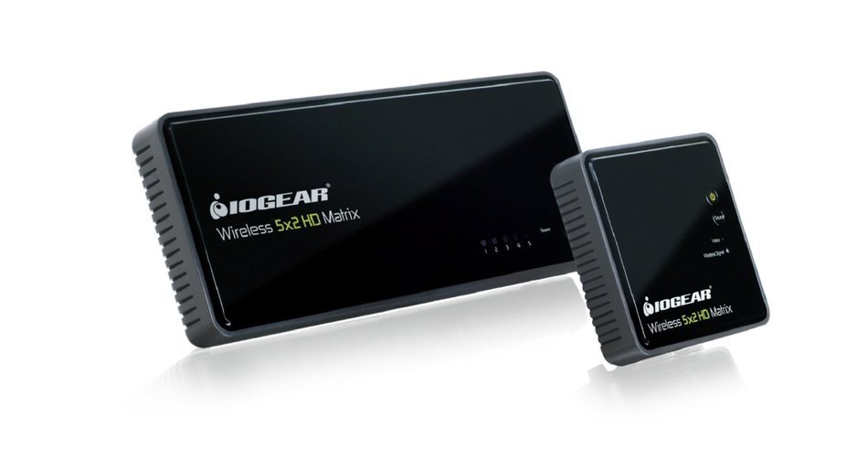 IOGEAR GWHDMS52 Wireless 5x2 HD Matrix Supports Full Uncompressed HD 1080p, 3D Content, 5.1 Channel Digital Audio N2