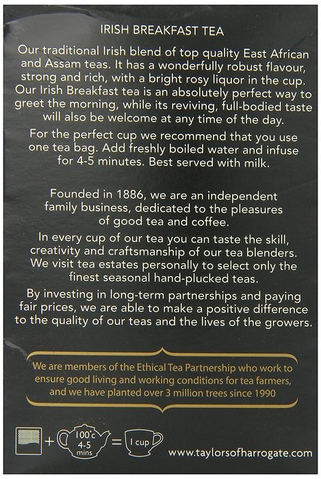 Taylors of Harrogate Classic Tea Variety Box, 48 Count N161