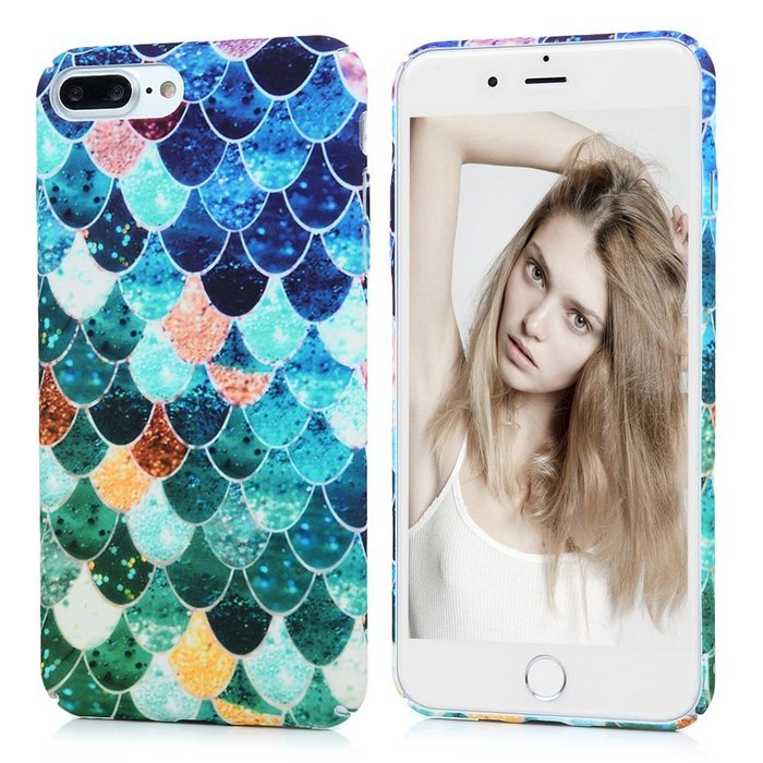 iPhone 7 Plus Case (5.5"), YOKIRIN Printed Fashion Full Matte Hard Touch Slim-Fit Flexible PC Texture Flower Coated... N13