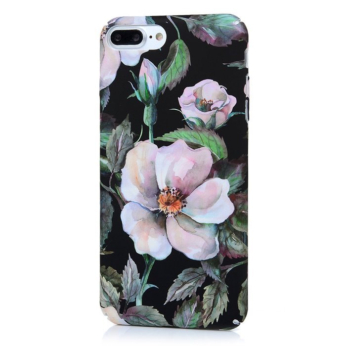 iPhone 7 Plus Case (5.5"), YOKIRIN Printed Fashion Full Matte Hard Touch Slim-Fit Flexible PC Texture Flower Coated... N16