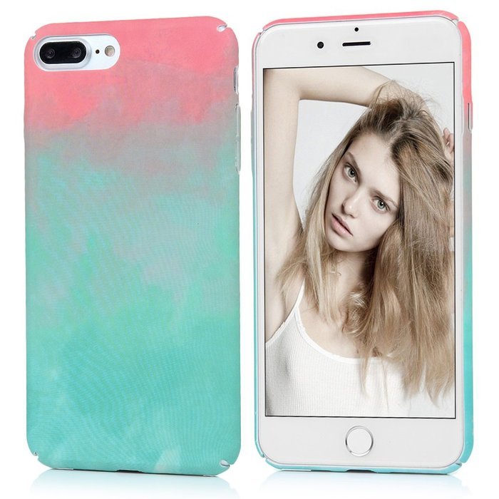 iPhone 7 Plus Case (5.5"), YOKIRIN Printed Fashion Full Matte Hard Touch Slim-Fit Flexible PC Texture Flower Coated... N17