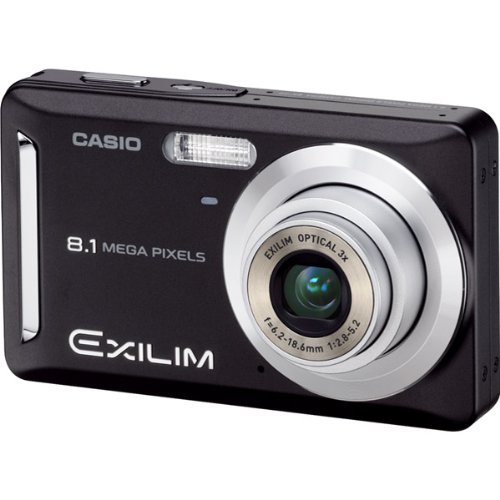 Casio Exilim EX-Z9BK 8MP 3x Zoom 2.6-Inch LCD Screen Digital Camera (Black)