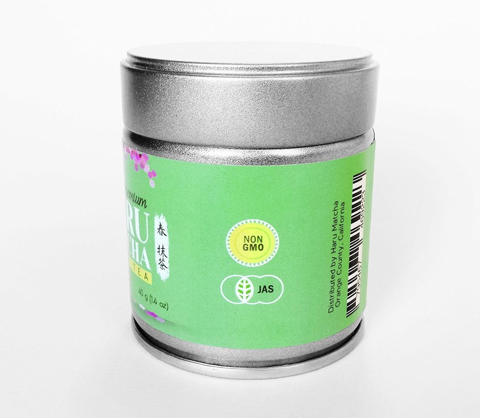 HARU MATCHA - 40g Tin (1.4oz) Japanese Organic Premium Ceremonial Grade ...