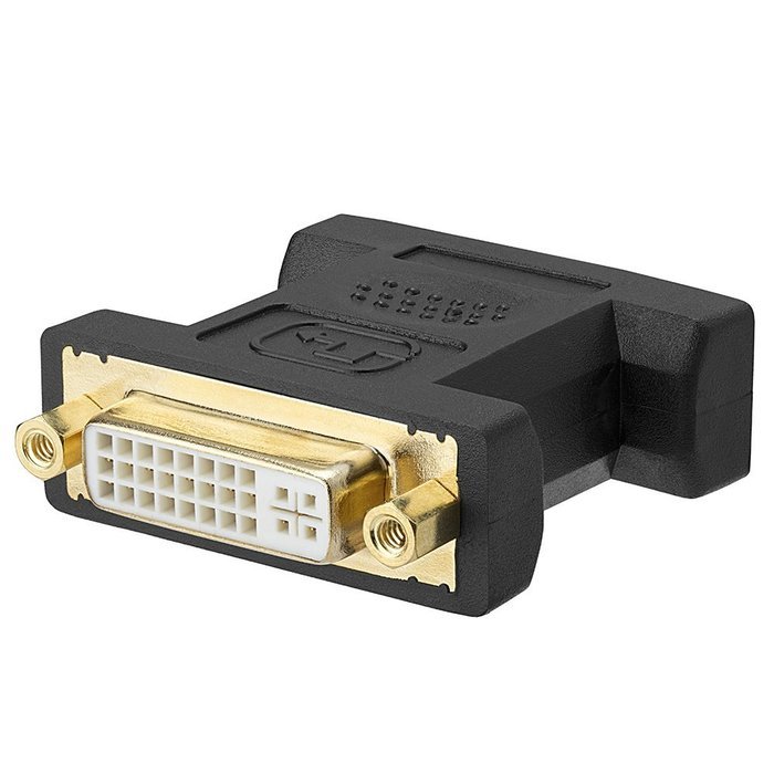 Cmple - DVI-A Female to HD15 (VGA) Male Adapter GOLD N11