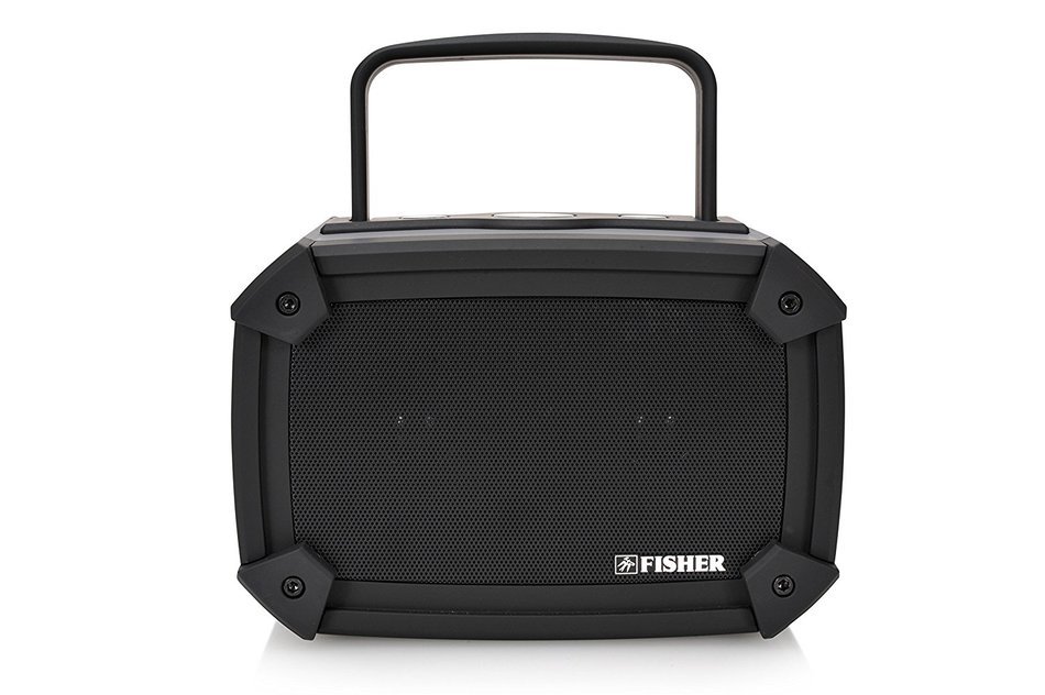 Fisher Waterproof Wireless Stereo Boombox, Bluetooth Enabled, Built-In Microphone, Shockproof and Dustproof Ultra-Portable... N7