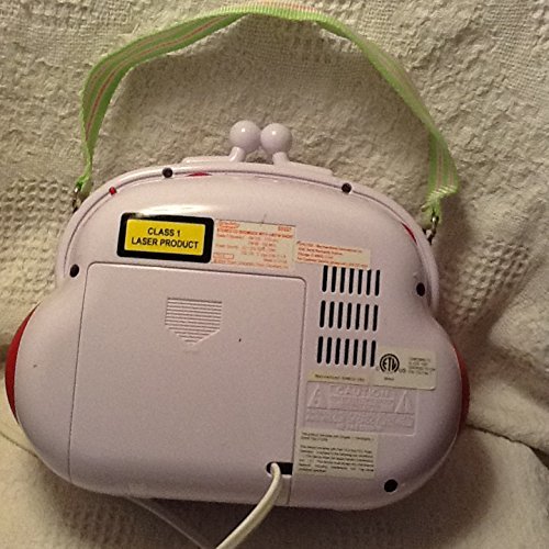 Vintage 2004 Strawberry Shortcake Pocketbook Cd Player Am/fm Radio Boombox N3