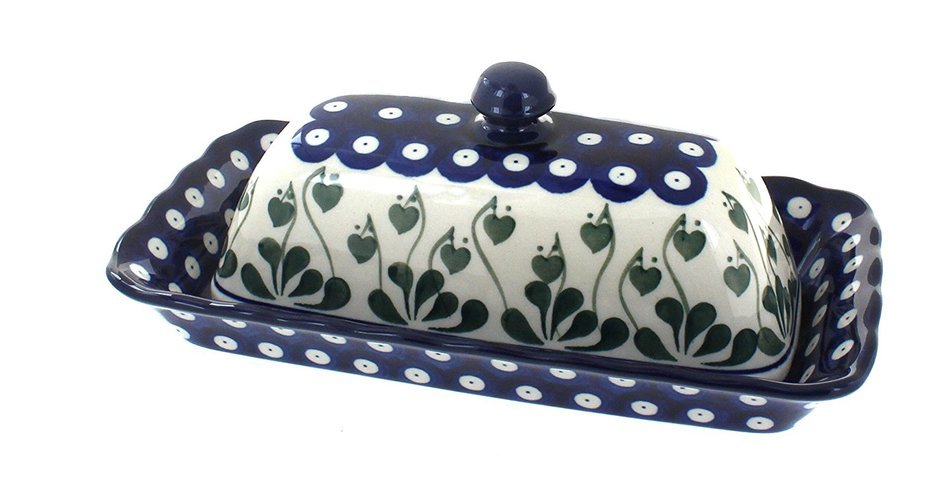Polish Pottery Alyce Butter Dish N2
