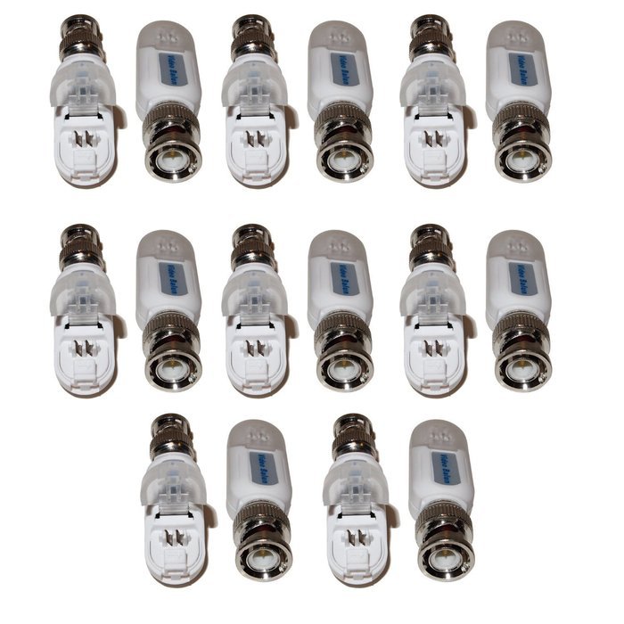 RioRand 8 PAIRS (16 PCS) Port Passive transceiver Video Balun compact size CAT5/CAT6 N7