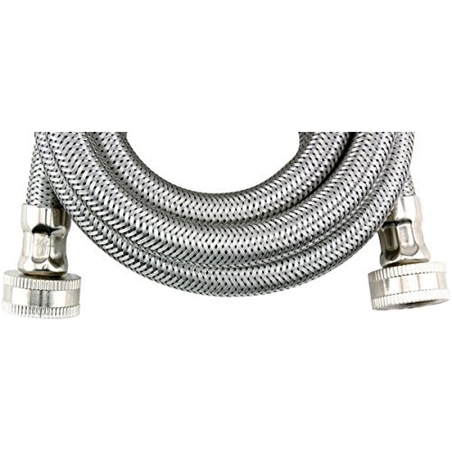 New CERTIFIED APPLIANCE WM72SS Braided Stainless Steel Washing Machine Hose (6ft)
