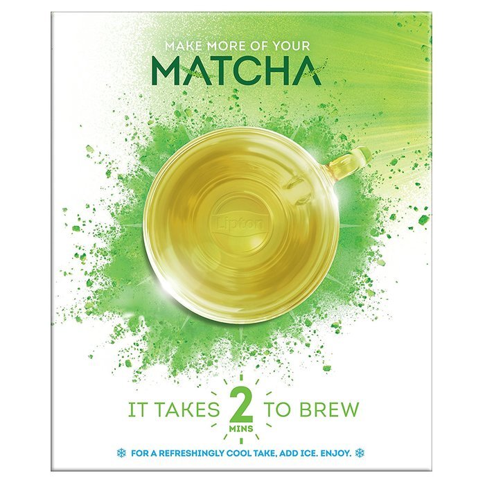 Lipton Green Tea Bags, Matcha Green Tea & Mint 15 ct (Pack of 4) N15
