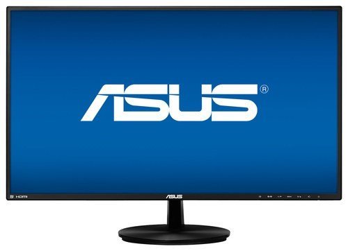 Asus - 27" LED HD Monitor - Black