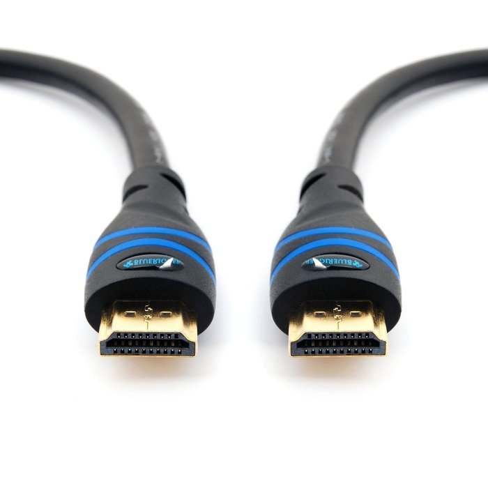 BlueRigger HDMI Cable (75 ft) w/ Built-in Signal Booster - CL3 Rated for In-wall Installation N3
