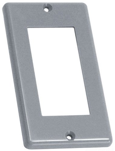 Carlon HB1GF Outlet Box Cover, 1 Gang, 4.3-Inch Length by 2.38-Inch Width by Thomas & Betts