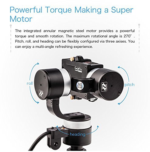 Zhiyun Z1-Rider-2 Multifunctional 3 Axis Brussless Gimbal Stablizer for Action cam like Gopro Hero 3, Hero 3+,... N3